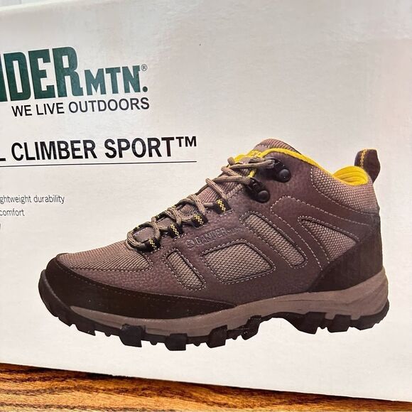 TRAIL CLIMBER Mens Sport Shoes / SHOES SZ 9.5 By GANDER MOUNTAIN BROWN $60 MSRP - Picture 4 of 7